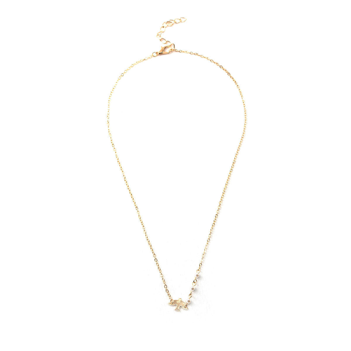 Colombe Pearl Pendant Necklace layered styling