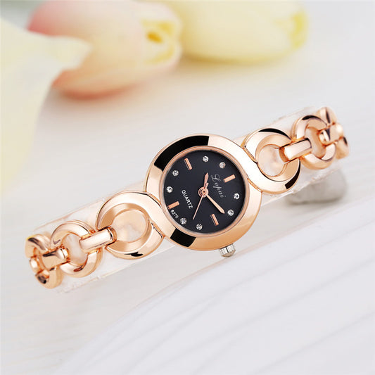 Claire™ Gold Watch — classic alloy quartz gold wristwatch by CHIVIQUE