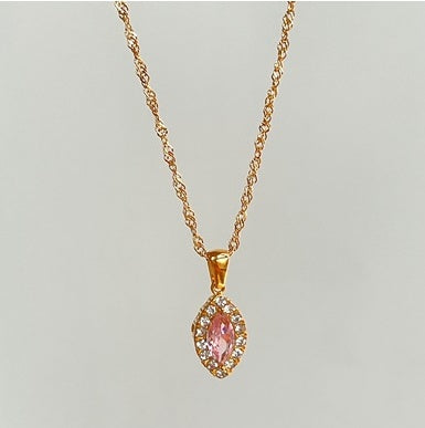 Olivia Zircon Pendant Necklace packaging detail