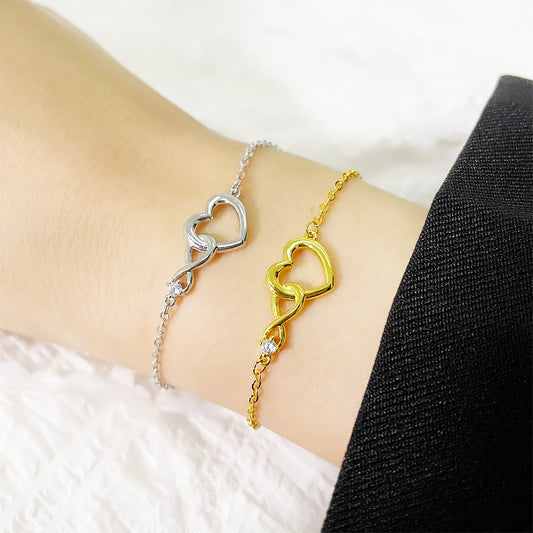 Amour™ Heart Bracelet — heart-motif gold love bracelet by CHIVIQUE