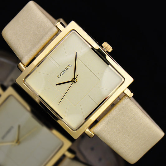 Facet™ Square Watch — large-dial geometric square quartz watch by CHIVIQUE
